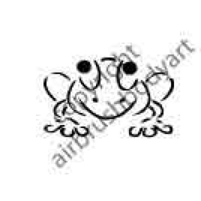 0274 frog reusable stencil